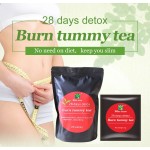 排毒茶源头工厂-28天腹部茶中国传统辣木减肥平坦腹部