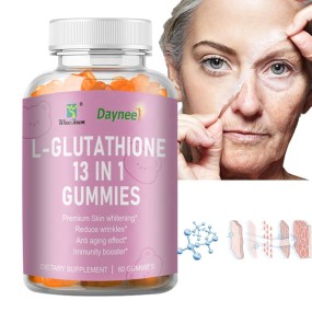 Glutathiones Gummies Factory - L-Glutathiones 13 in 1 Gummies Whiten Vitamin C Light Collagen for Skin Supplements