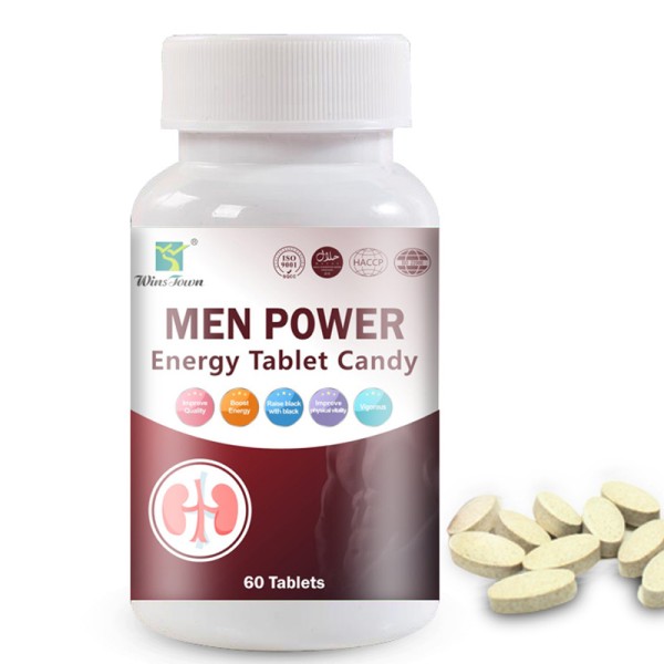 Men Power Tablets Manufacturer - Energy Candy Capsules OEM Natural Peruvian Black Maca Dietary Supplement