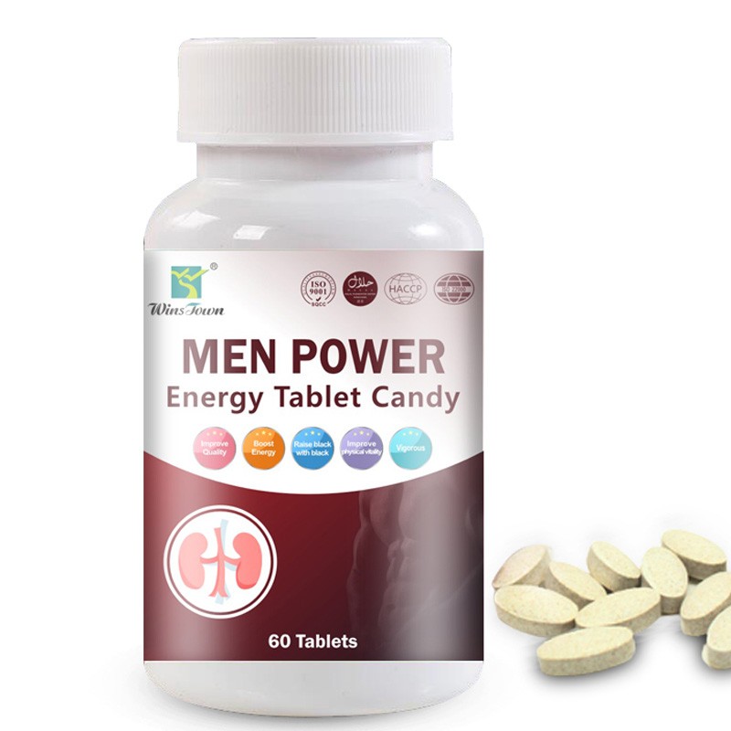 Men Power Tablets Manufacturer - Energy Candy Capsules OEM Natural Peruvian Black Maca Dietary Supplement