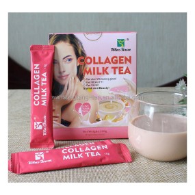 Collagen Milk Tea Manufacturer - Skin Lighting Supplements Product Beauty Skin Whitening Glow Custom OEM