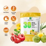 柠檬排毒茶源头工厂-30天瘦身茶减肥用平坦腹部燃烧腹部代谢清洁