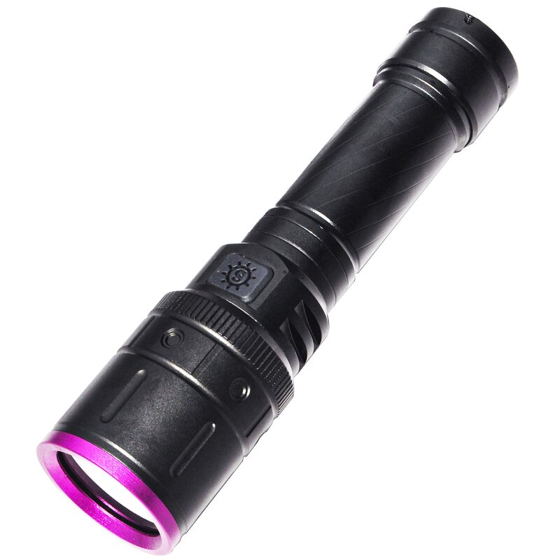 365nm UV Flashlight - High Power USB Rechargeable Black Light Ultraviolet Tool