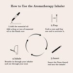 Wooden Nasal Inhaler - Portable Personal Aromatherapy Essential Oil Diffuser