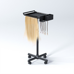 Salon Hairdressing Cart - Direct Supply Metal Armrest Beauty Storage Tool