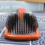 Wooden Paddle Hair Brush - Sustainable Nylon Bristle Detangling Scalp Massage Tool