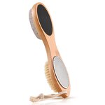 4-in-1 Foot File - Multi-purpose Callus Remover Scrubber Bristle Rasp Tool