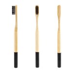 Bamboo Toothbrush - Eco-friendly Travel Biodegradable with Holder Dental Tool