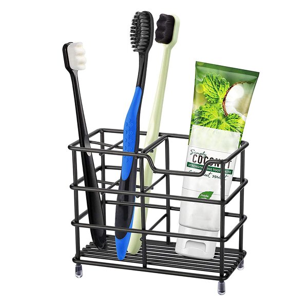 Toothbrush Stand - 304 Stainless Steel Premium Bathroom Storage Organizer