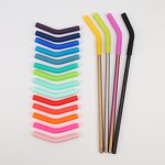 Stainless Steel Straw - 2021 304 Silicone Tip Bar Accessory Filter Tool