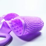 Silicone Bath Brush - 2024 Hot Sell Double-Sided Long Shower Body Scrubber