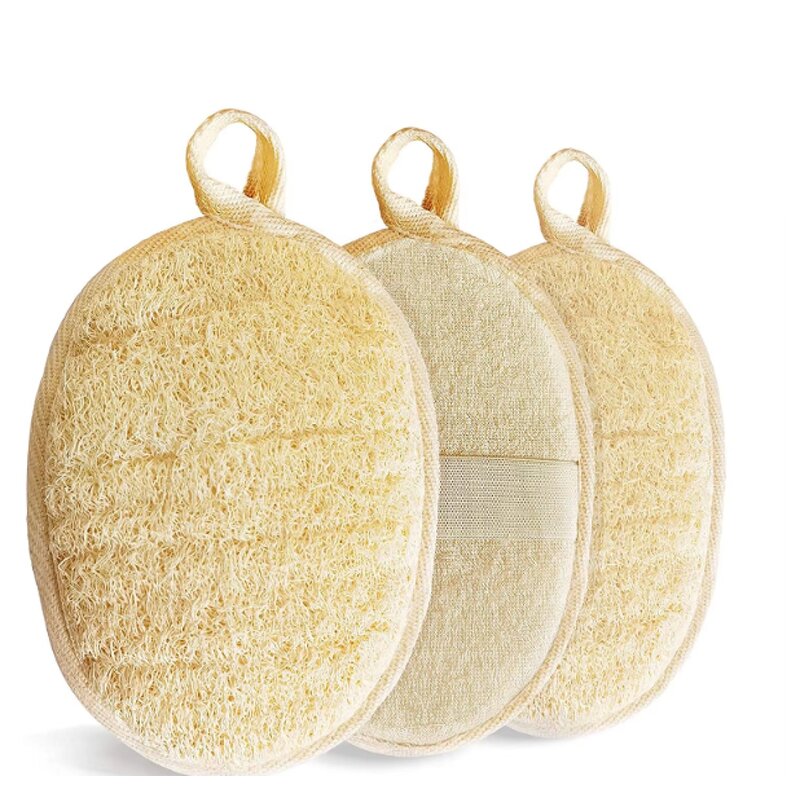 Loofah Body Glove - Wholesale Natural Sustainable Exfoliating Scrubber Set YTU897