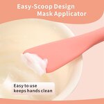 Silicone Facial Scrubber - 2-in-1 Nose Blackhead Remover Exfoliating Brush