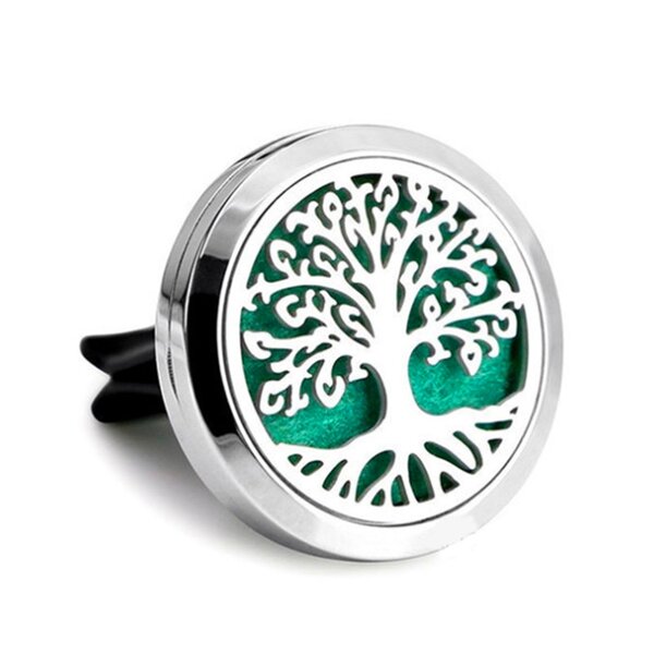 Car Air Freshener - 30mm Stainless Steel Vent Clip Essential Oil Diffuser