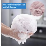 Loofah Bath Sponge - Eco-Friendly 75g GRS Netting Gentle Exfoliation Puff