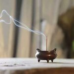 Brass Gourd Incense Stand - Stick Cone Burner Holder Aromatherapy Diffuser Tool