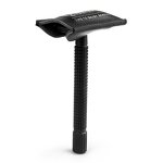 Safety Razor Set - Private Label Black Single Blade Barber Case Brush Tool