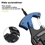 Keychain LED Flashlight - Multifunctional USB Rechargeable Portable Outdoor Tool