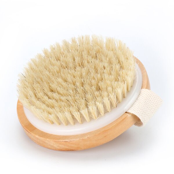 Horsehair Bath Brush - Manufacturer Custom Logo Soft Exfoliating Body Back Tool