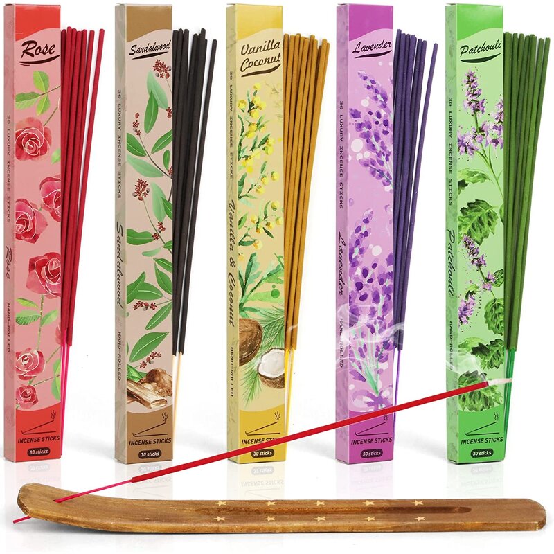 Unscented Incense Stick - Hem Sandalwood Bamboo Aromatherapy Fragrance Tool