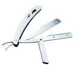 Straight Edge Razor - Men Salon Barber Premium Quality Shaving Grooming Tool