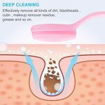 Silicone Face Brush - Manual Skin-Friendly Waterproof Blackhead Exfoliator Tool