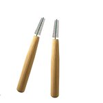 Bamboo Interdental Brush - Eco-Friendly Handle Dental Floss Teeth Cleaning Tool