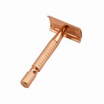 Double Blade Razor - Gold Private Label Stainless Steel Barber Shaving Tool