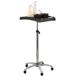 Hair Extension Salon Cart - Height Adjustable Tray Home Beauty Storage Tool