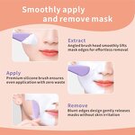 Silicone Facial Scrubber - 2-in-1 Nose Blackhead Remover Exfoliating Brush