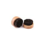Bamboo Shaving Brush - Wholesale Round Tin Box Pack Men Beard Oil Tool