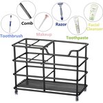 Toothbrush Stand - 304 Stainless Steel Premium Bathroom Storage Organizer