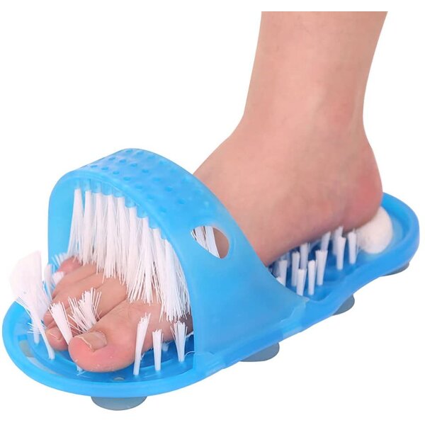Foot Scrubber Slipper - Feet Cleaner Shower Spa Exfoliating Massage Tool
