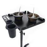 Metal Wig Stand - Adjustable Thickened Hair Extension Dyeing Trolley Tool