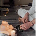 9-Hole Incense Holder - Handmade Aromatherapy Diffuser Burner Elegant Tool