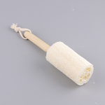 Loofah Cup Brush - Home Kitchen Wooden Handle Bottle Bowl Pot Cleaning Tool