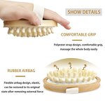 Wooden Body Brush - Natural Wood Ball Bath Shower Massage Spa Tool