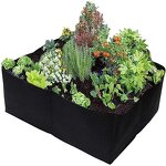 Felt Raised Garden Bed - Fabric Planting Bag for Flower Plant Growth Gardening Tool