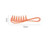Wide Tooth Comb - Custom Logo Curling Shark Salon Hairdressing Styling Tool