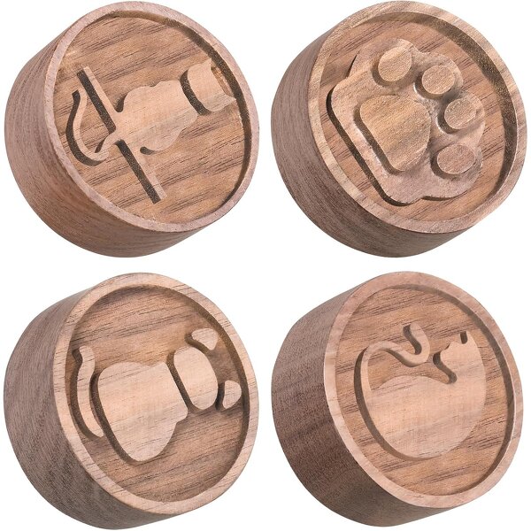 Wood Car Diffuser - Round Aromatherapy Essential Oil Home Office Freshener Tool