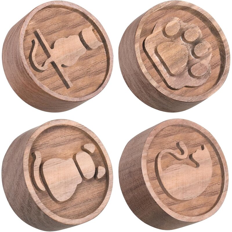 Wood Car Diffuser - Round Aromatherapy Essential Oil Home Office Freshener Tool