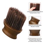 Barber Neck Brush - Sustainable Soft Nylon Duster Wood Hair Cutting Tool