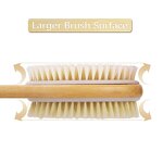 Bamboo Bath Brush - Boar Bristle Natural Soft Long Handle Shower Tool