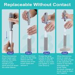 Long Handle Pumice - No Touch Replaceable Toilet Bathtub Pool Cleaning Tool