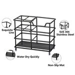 Toothbrush Stand - 304 Stainless Steel Premium Bathroom Storage Organizer