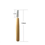 Bamboo Interdental Brush - Eco-Friendly Handle Dental Floss Teeth Cleaning Tool