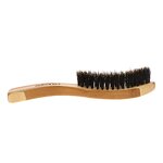 Beard Brush - Long Handle Double Color Boar Hair Bristel Men Grooming Tool
