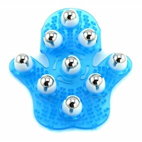 Steel Ball Hand Massager - High Quality 9 Rolling Glove Handheld Massage Tool