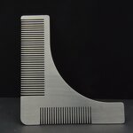 Steel Beard Comb - Laser Private Label Common Shaping Metal Grooming Tool