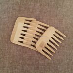 Bamboo Pocket Comb - Natural Custom Wide Tooth Wholesale Grooming Tool